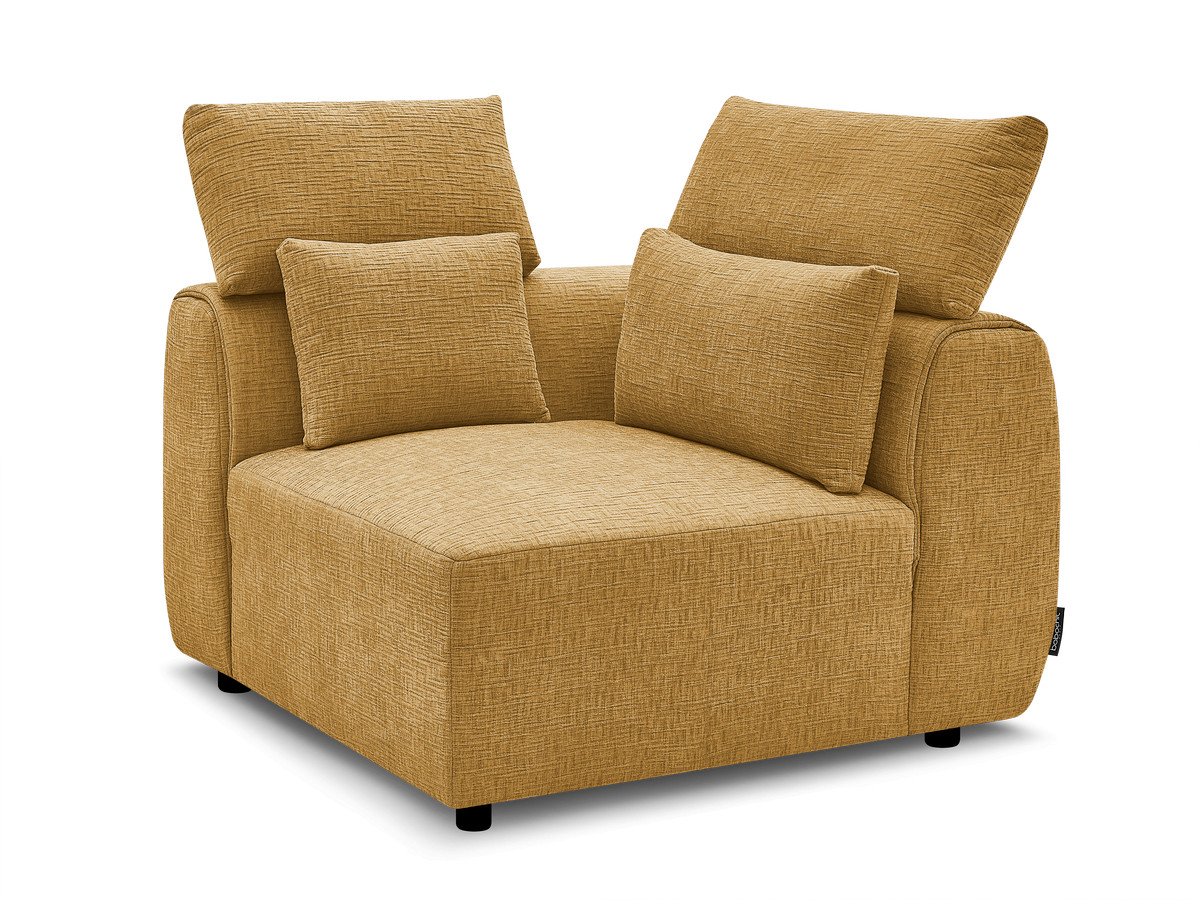 Hoek met hoofdsteun voor modulaire bank JANA, structuurstof