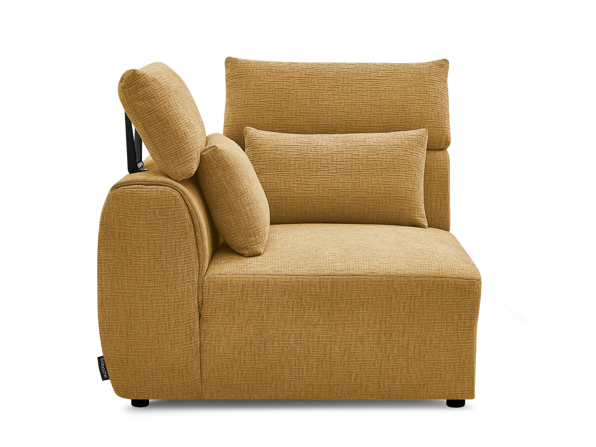 Hoek met hoofdsteun voor modulaire bank JANA, structuurstof