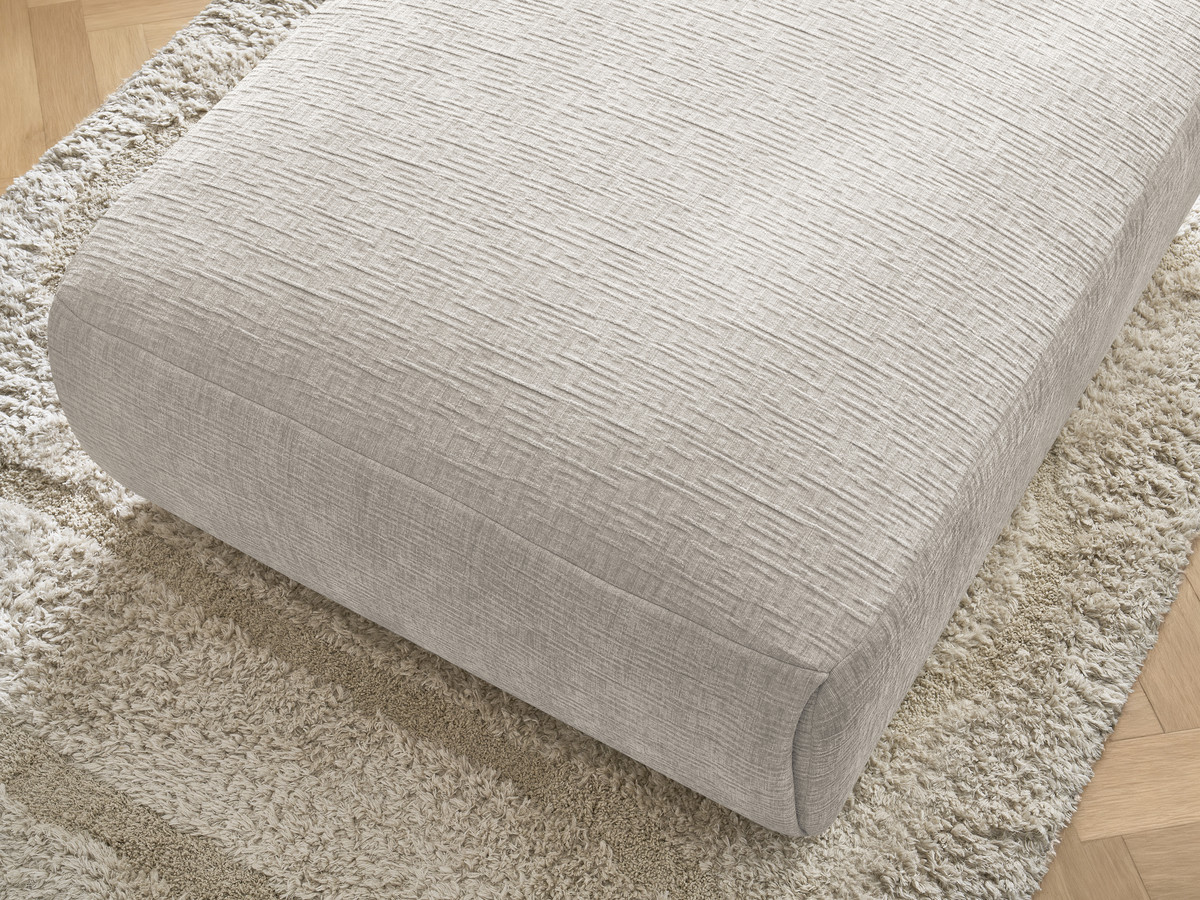 JANA grote poef in structuurstof