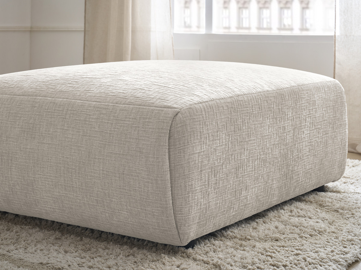 JANA grote poef in structuurstof