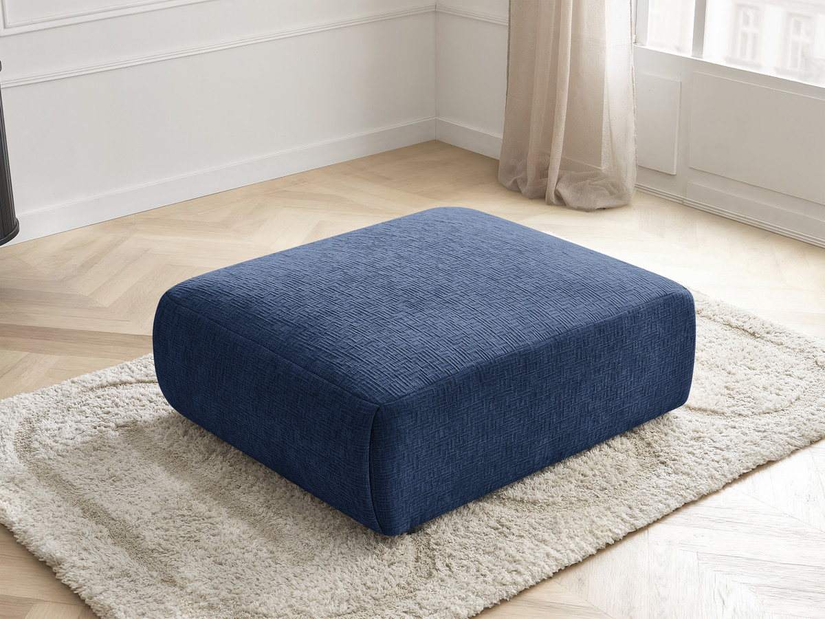 JANA grote poef in structuurstof