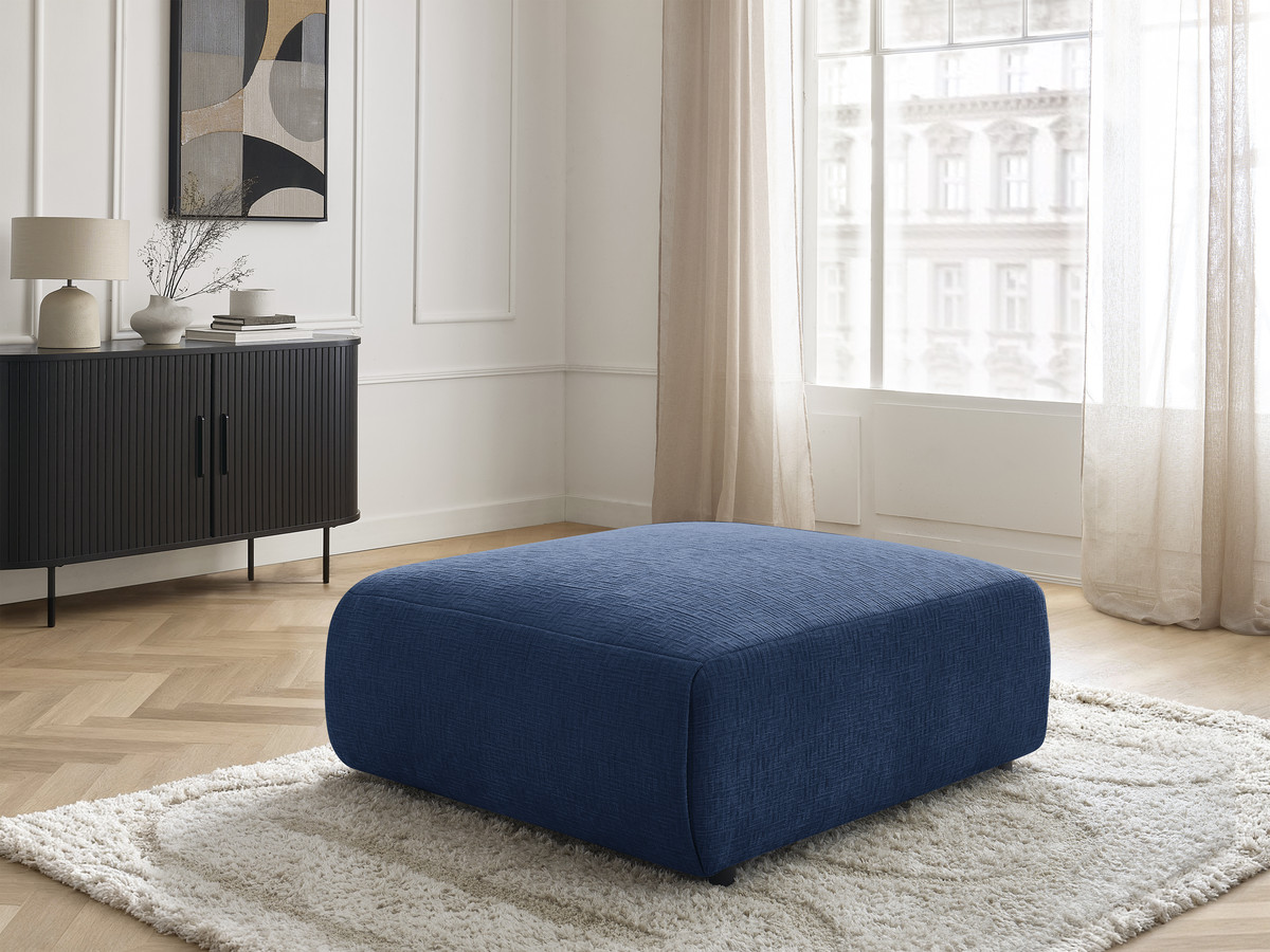 JANA grote poef in structuurstof