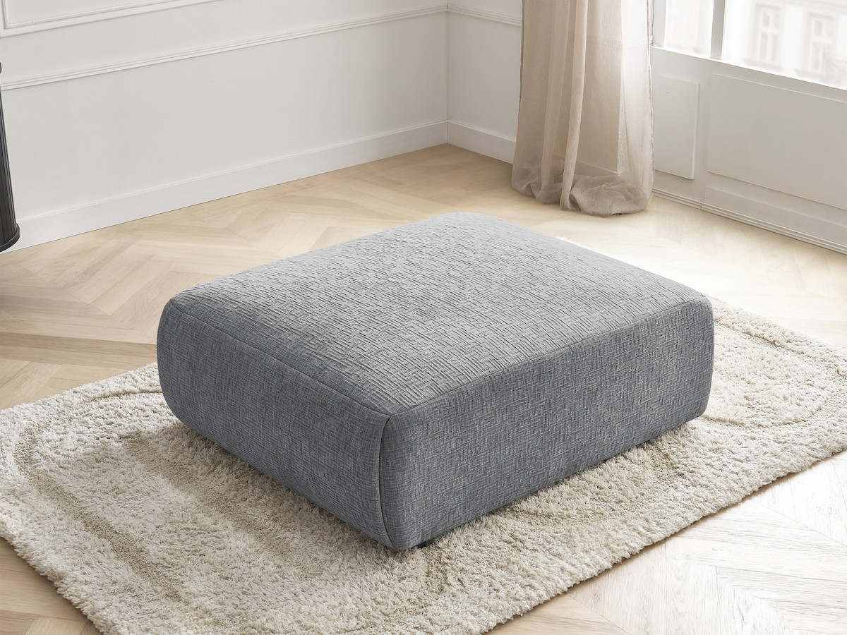 JANA grote poef in structuurstof