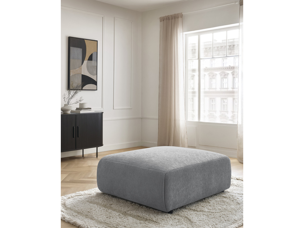 JANA grote poef in structuurstof