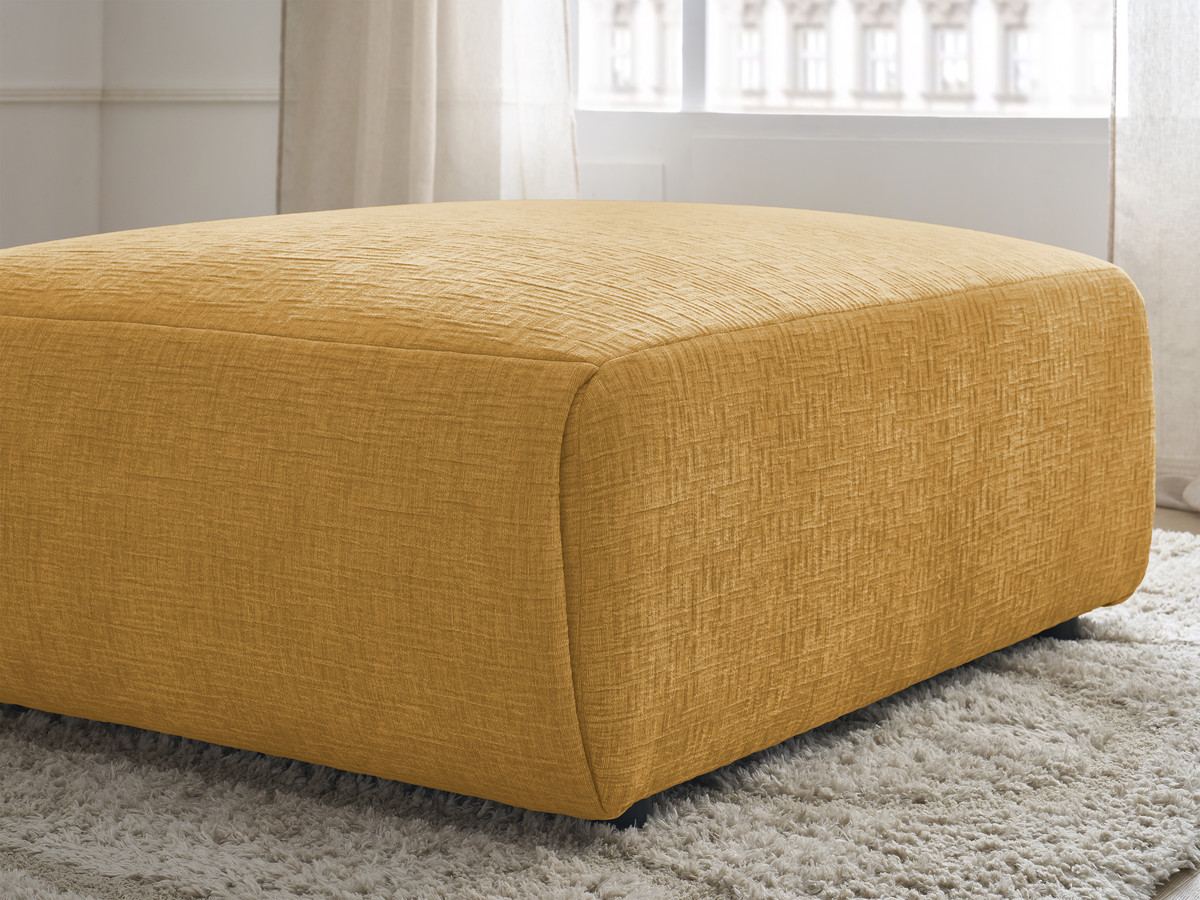 JANA grote poef in structuurstof