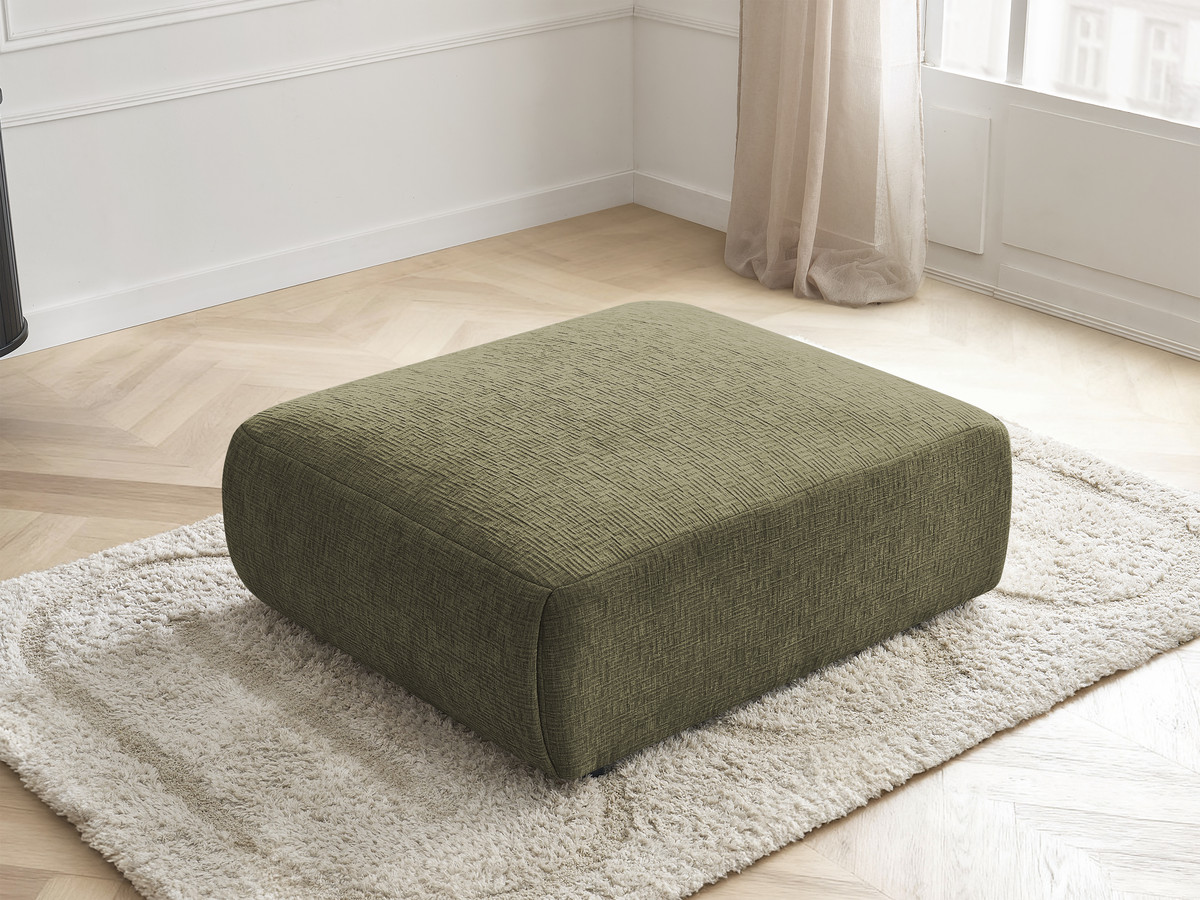 JANA grote poef in structuurstof