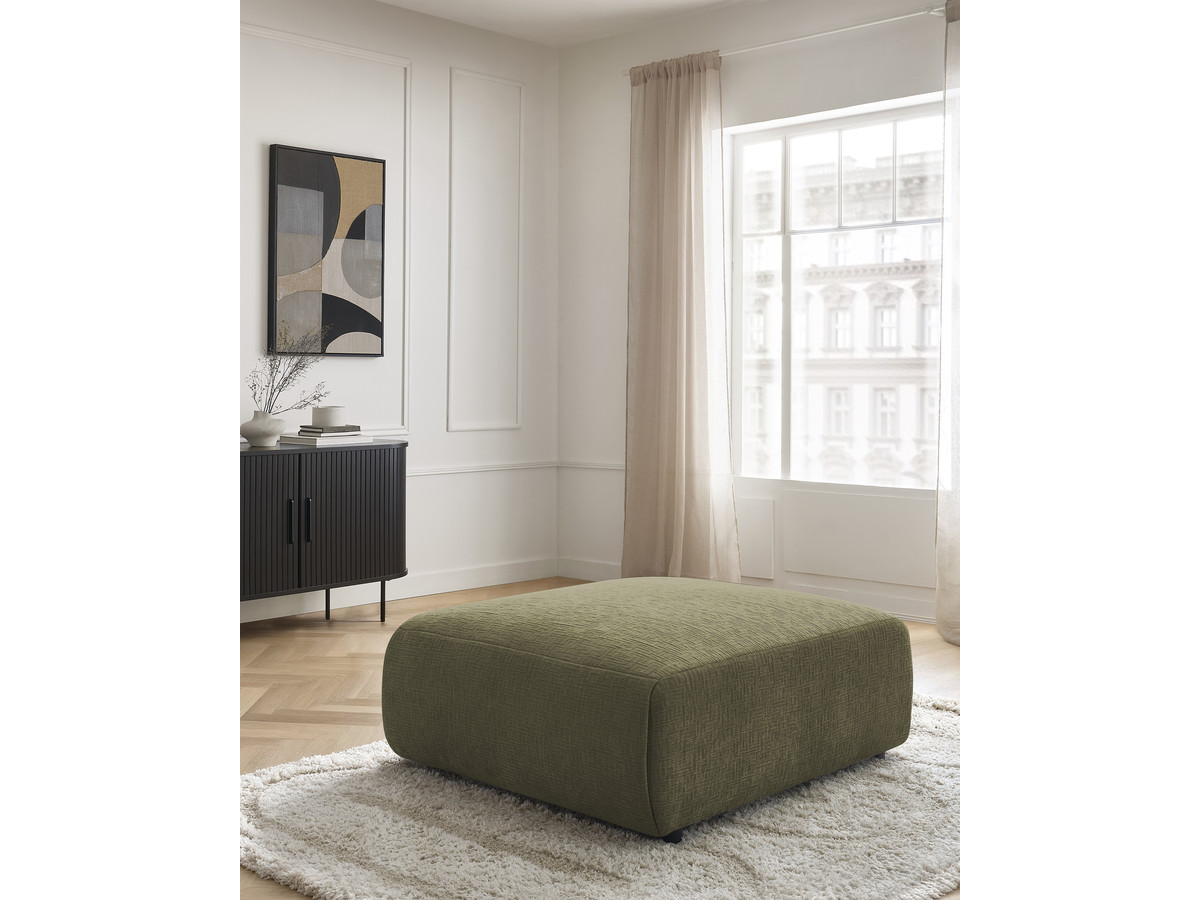 JANA grote poef in structuurstof