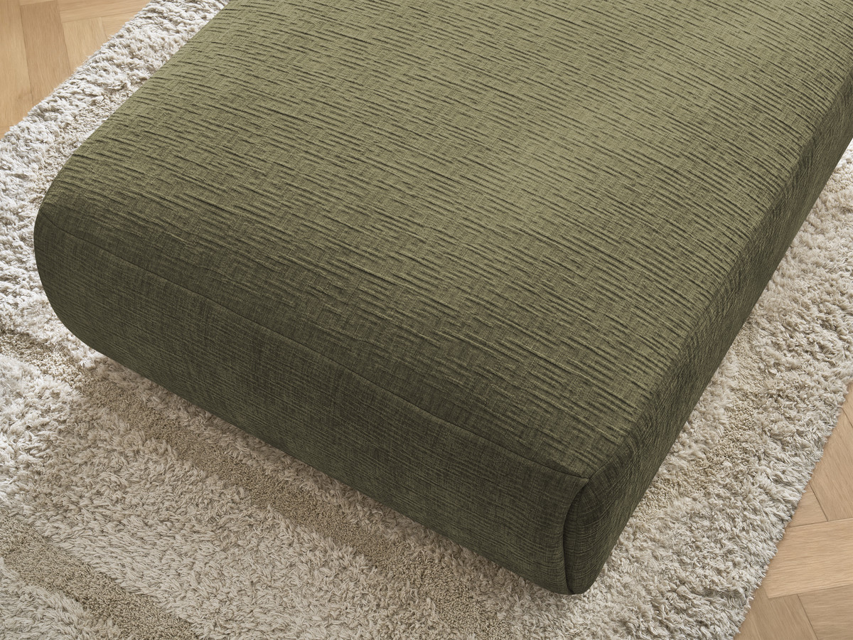 JANA grote poef in structuurstof