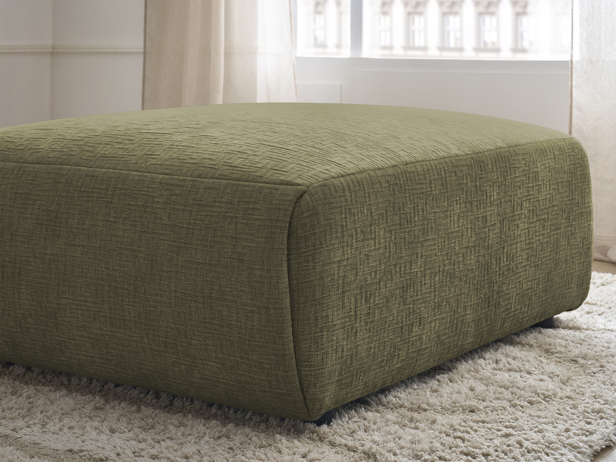 JANA grote poef in structuurstof