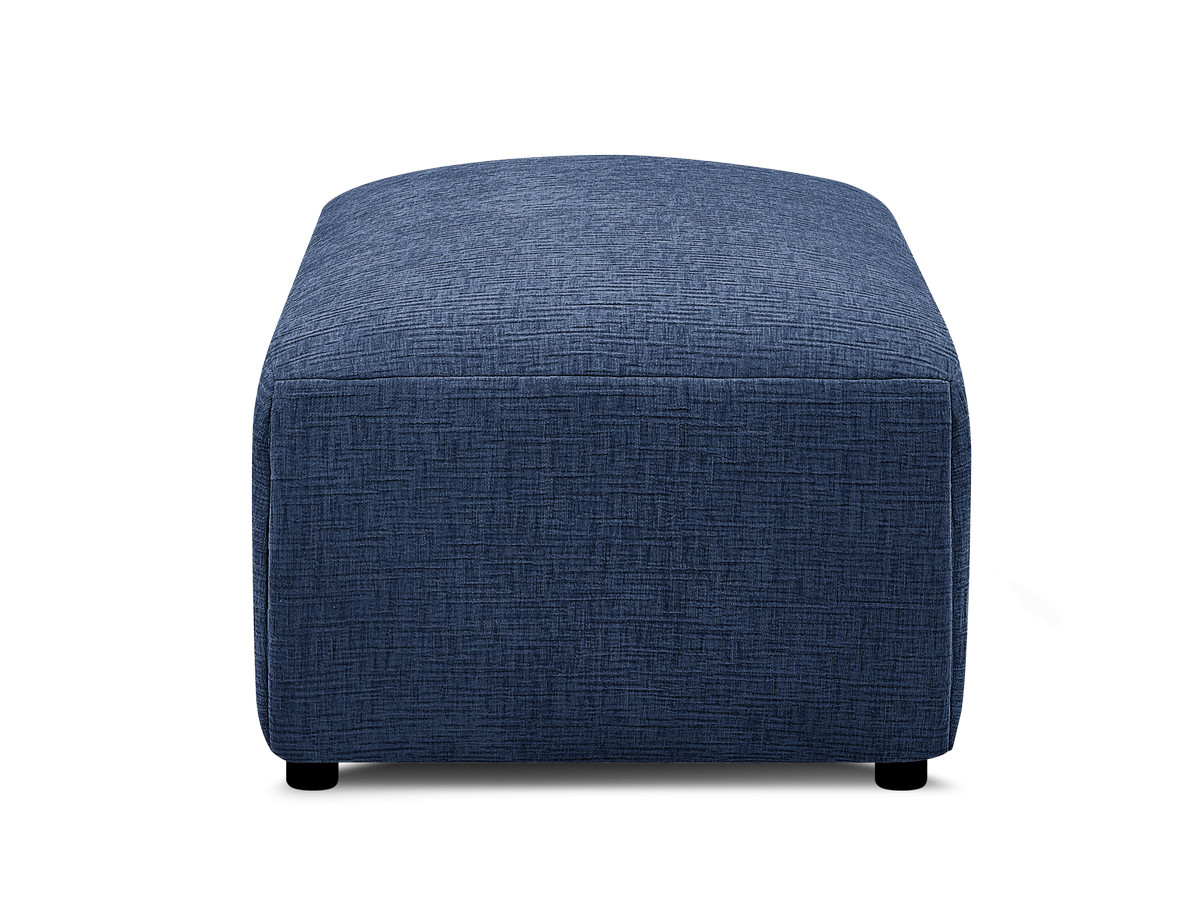 JANA kleine poef in structuurstof