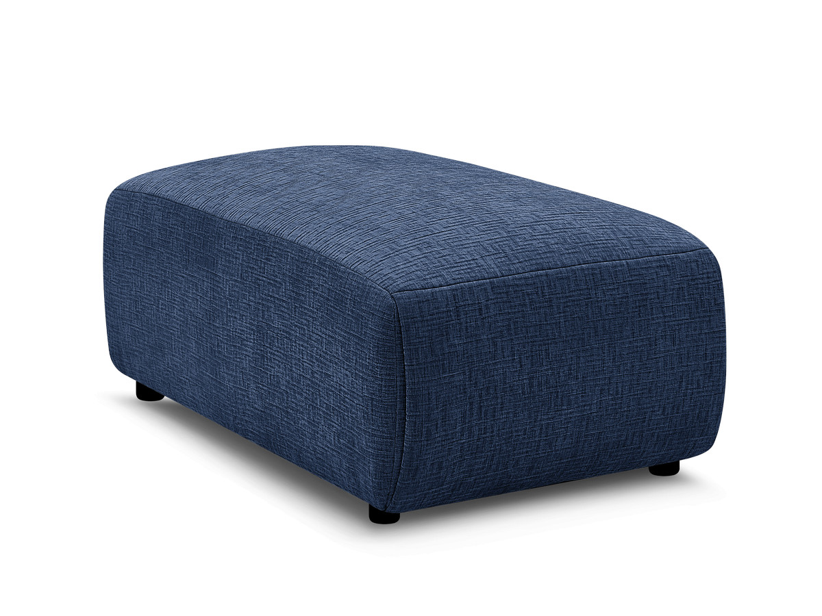 JANA kleine poef in structuurstof