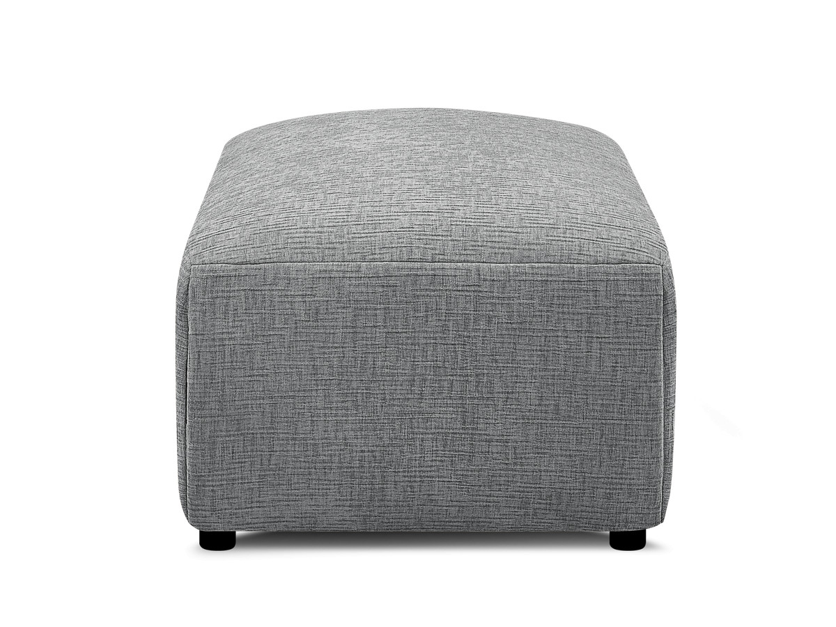 JANA kleine poef in structuurstof