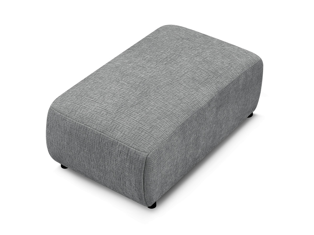 JANA kleine poef in structuurstof