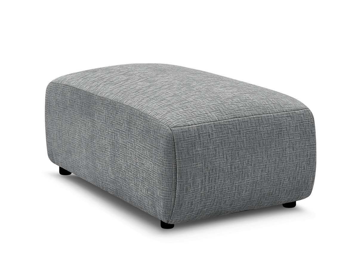 JANA kleine poef in structuurstof