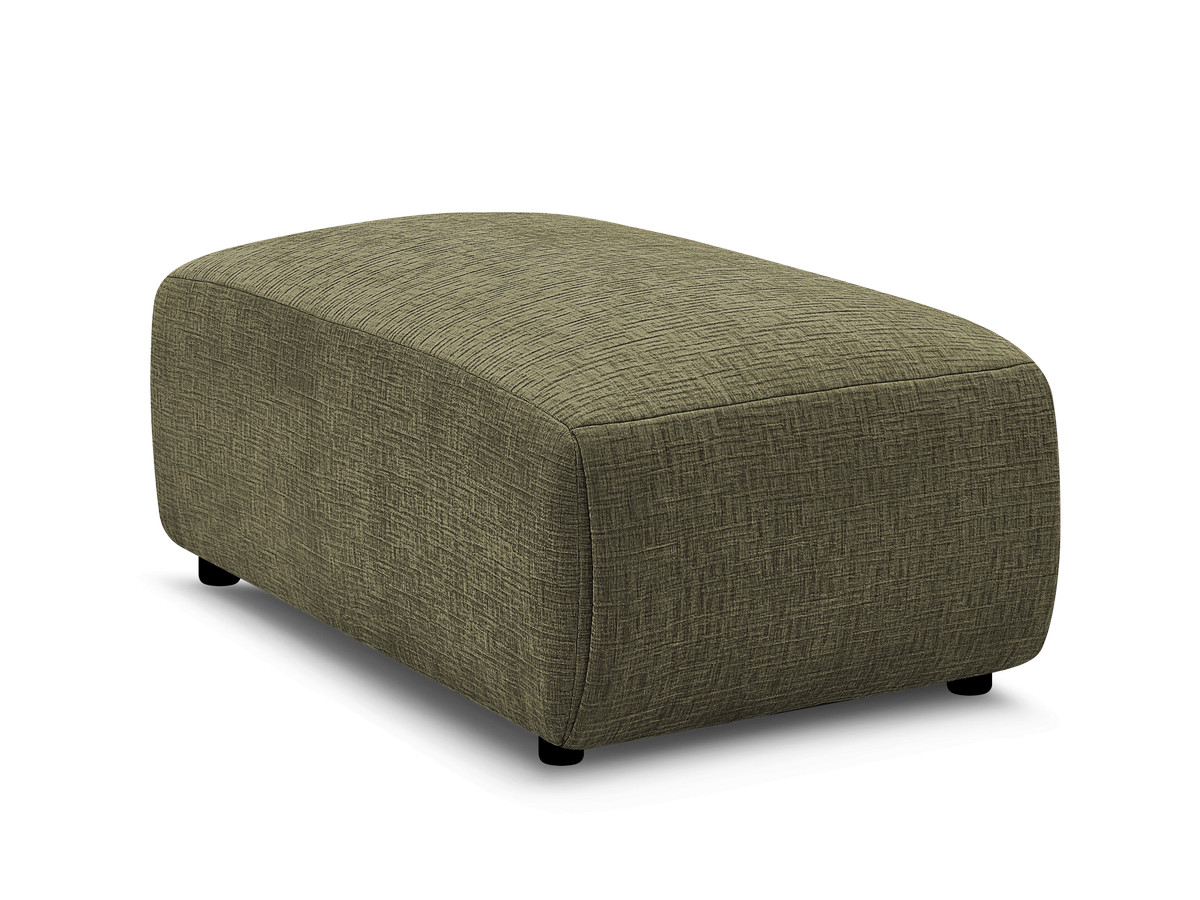 JANA kleine poef in structuurstof