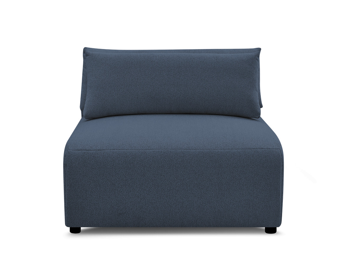 JANA 1-zits chaise longue met hoofdsteun voor modulaire bank, gemêleerde stof