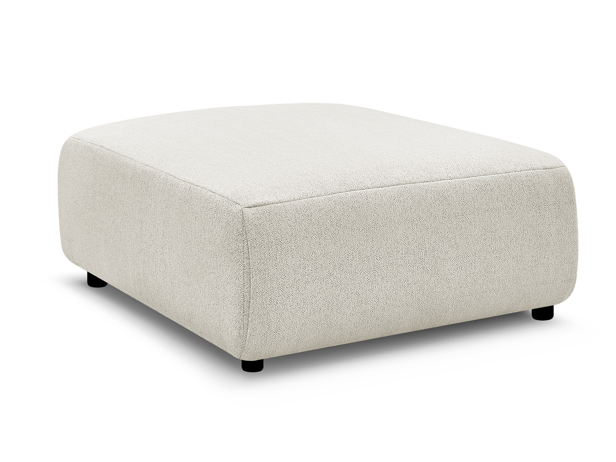 JANA grote poef in gemêleerde stof