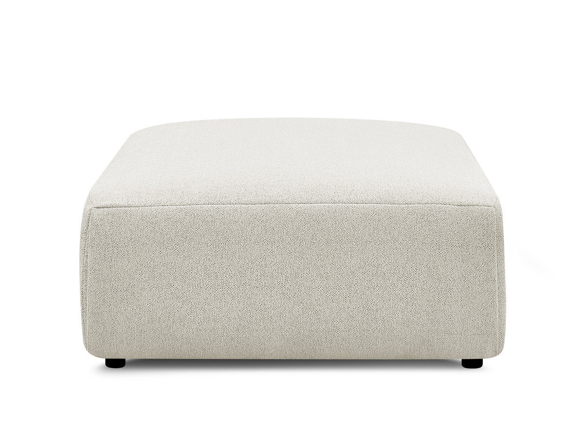 JANA grote poef in gemêleerde stof