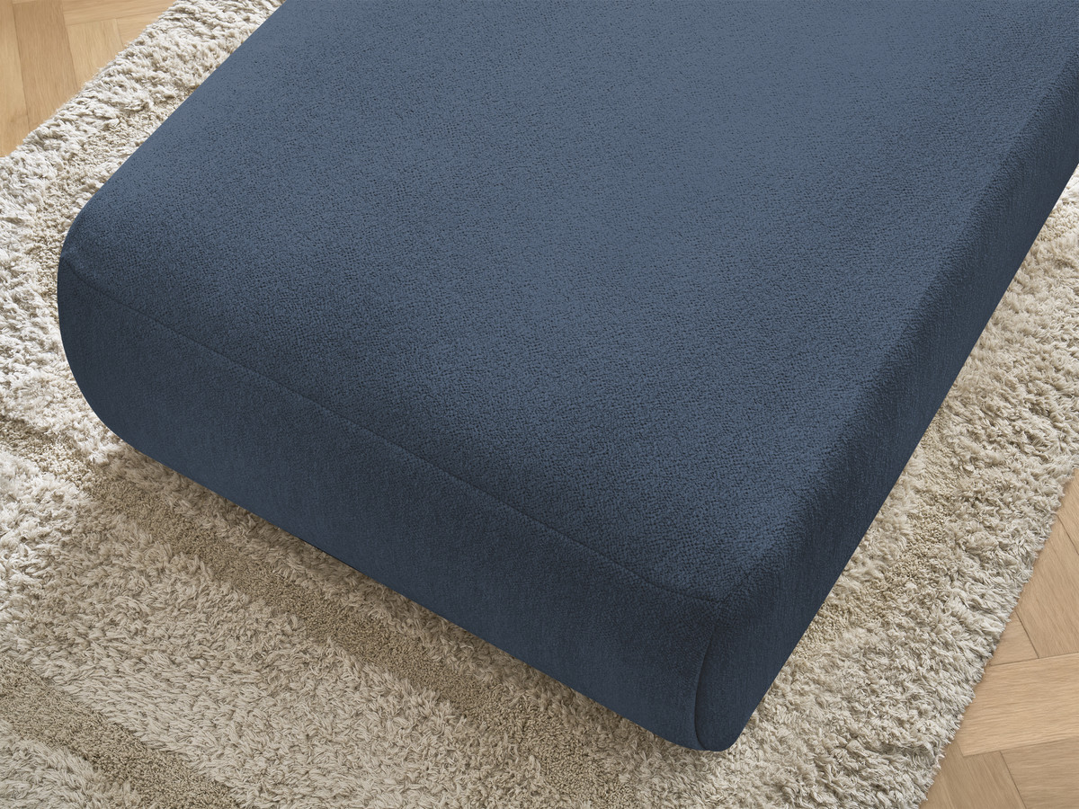 JANA grote poef in gemêleerde stof