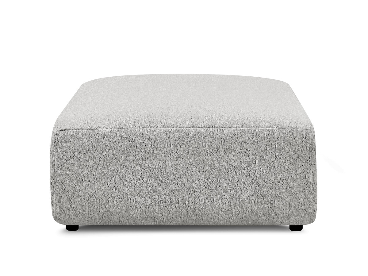 JANA grote poef in gemêleerde stof