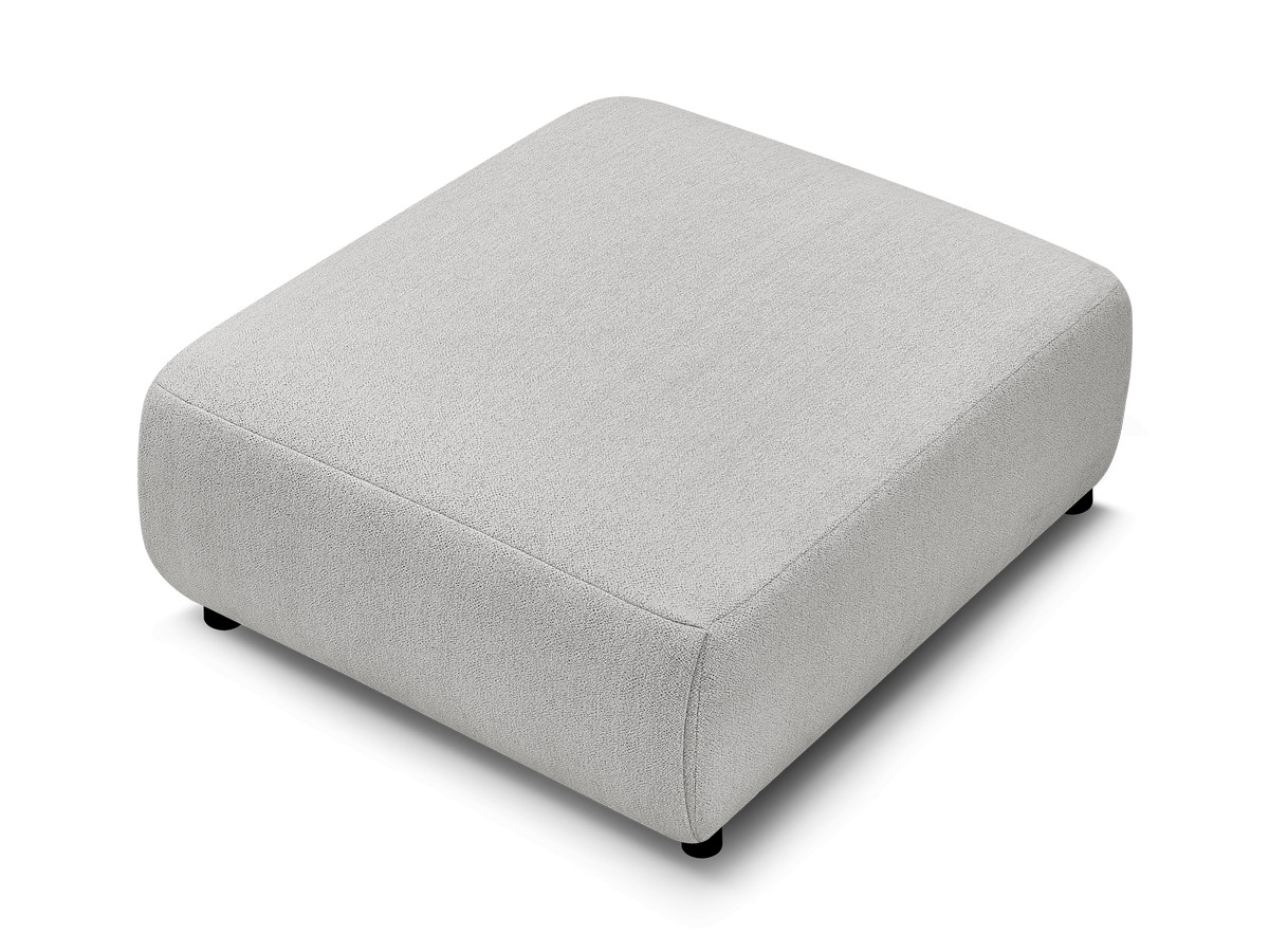 JANA grote poef in gemêleerde stof