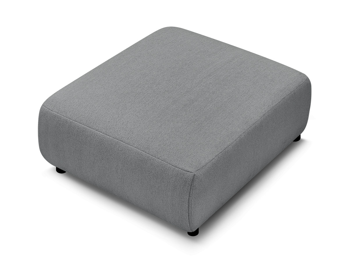 JANA grote poef in gemêleerde stof