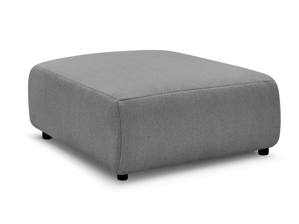 JANA grote poef in gemêleerde stof