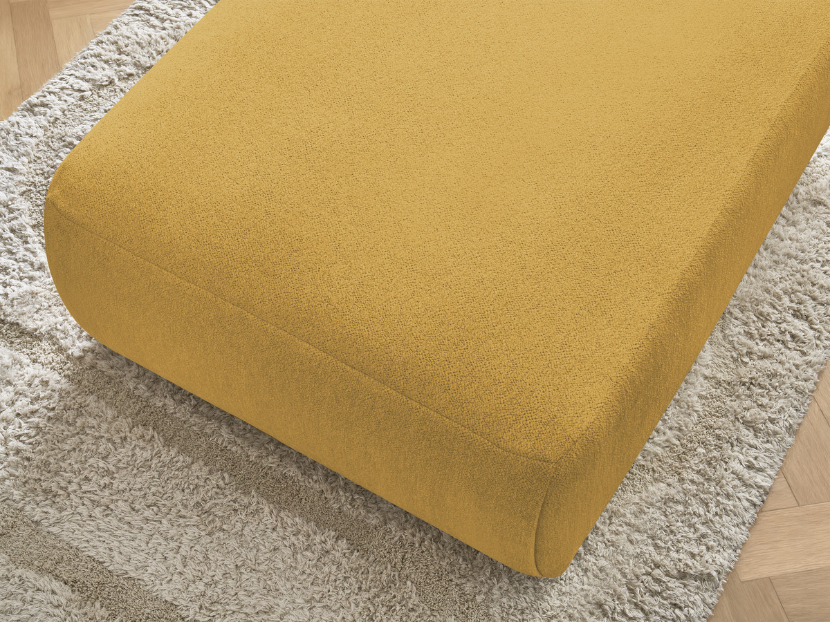 JANA grote poef in gemêleerde stof