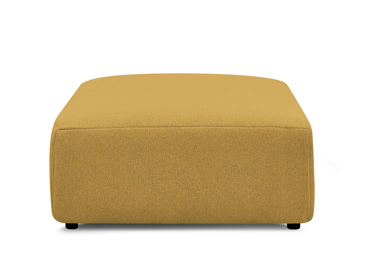 JANA grote poef in gemêleerde stof