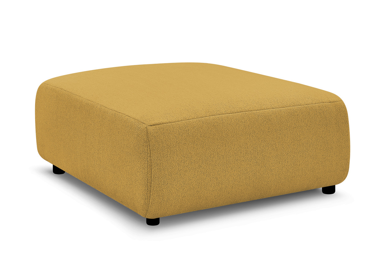 JANA grote poef in gemêleerde stof