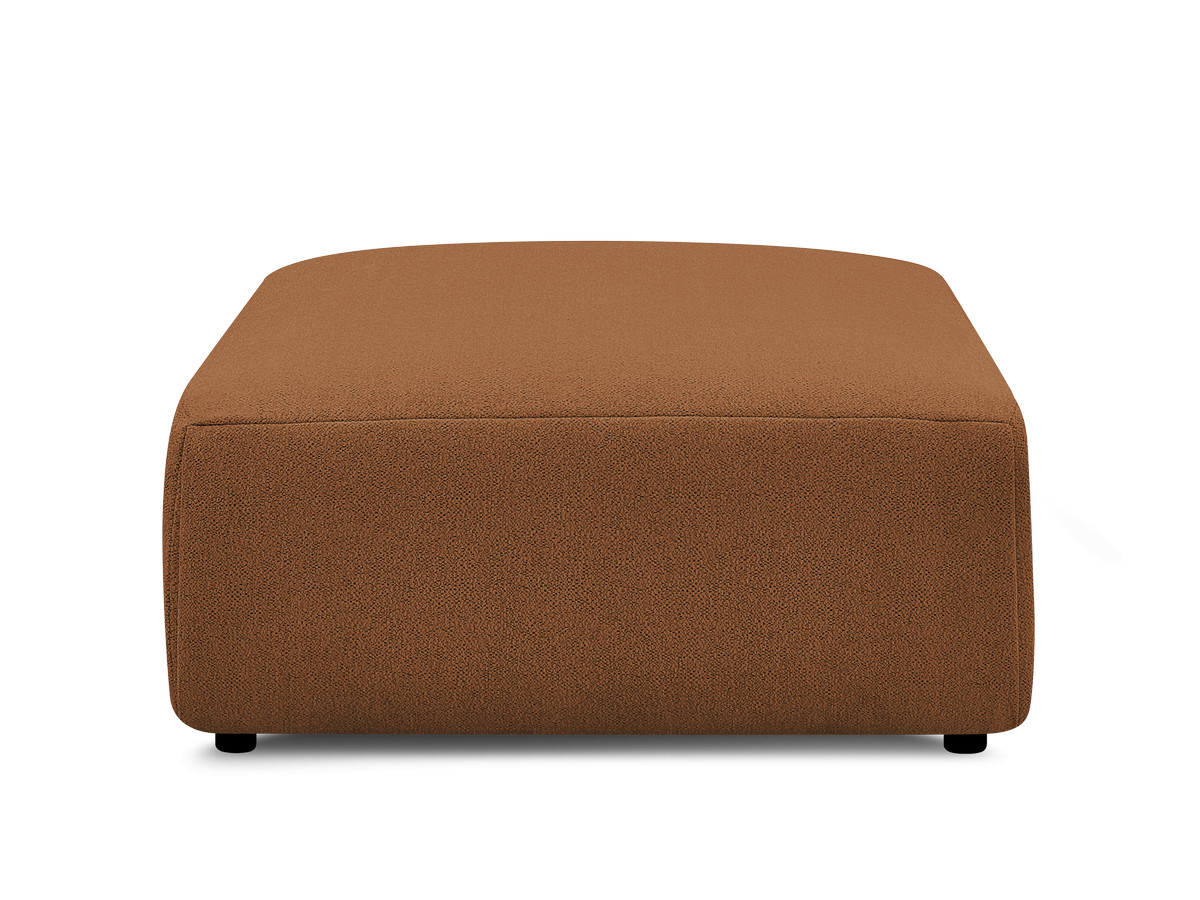 JANA grote poef in gemêleerde stof