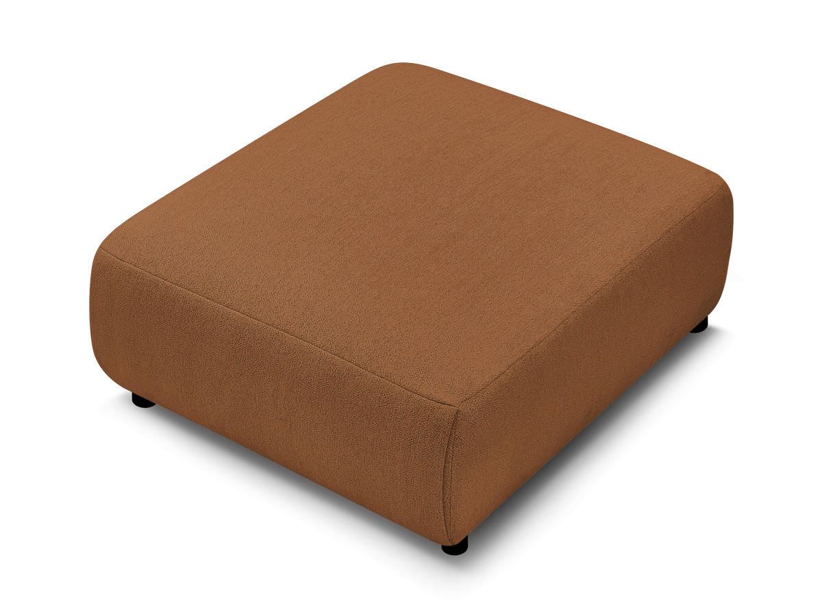 JANA grote poef in gemêleerde stof