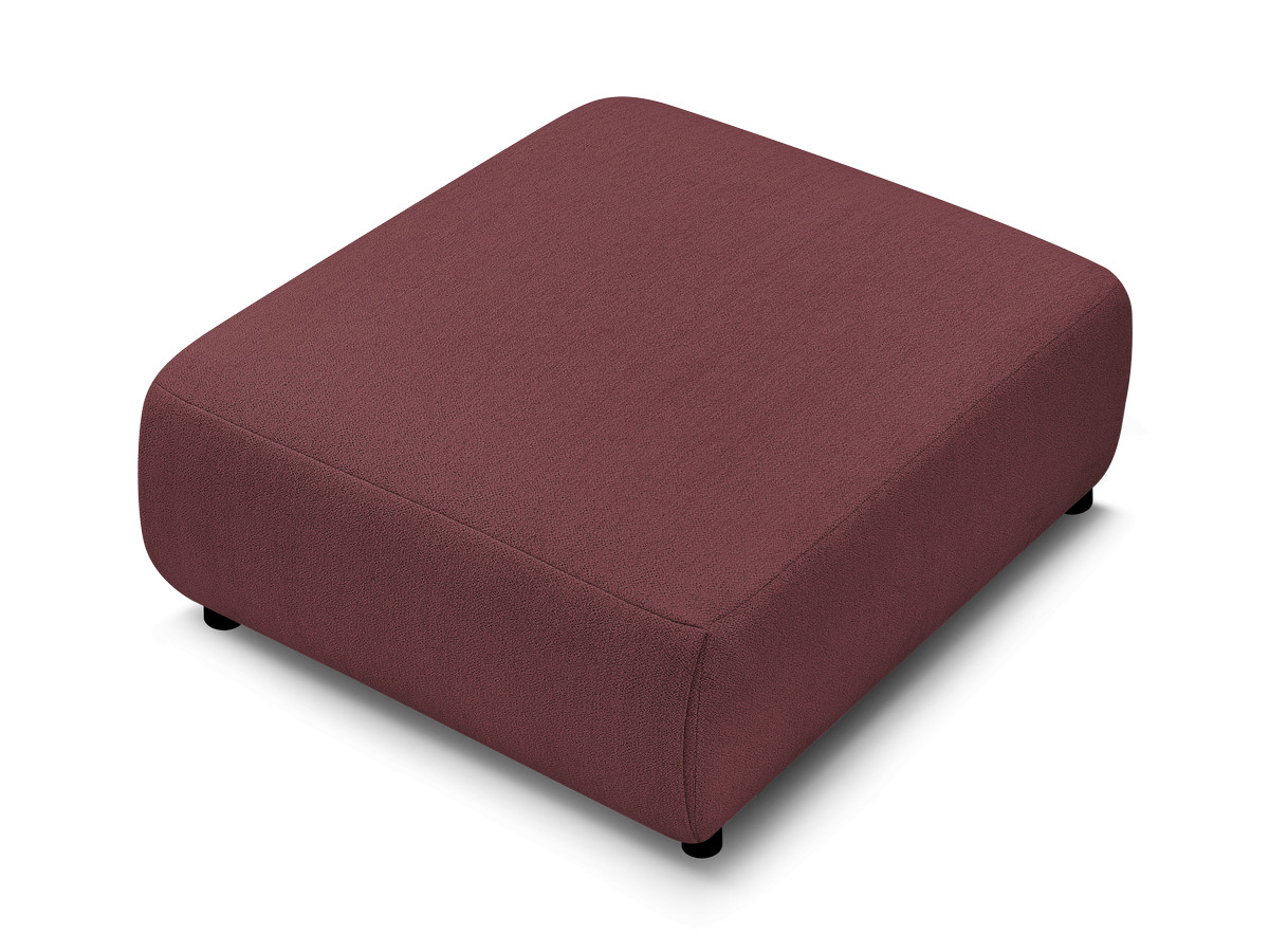 JANA grote poef in gemêleerde stof