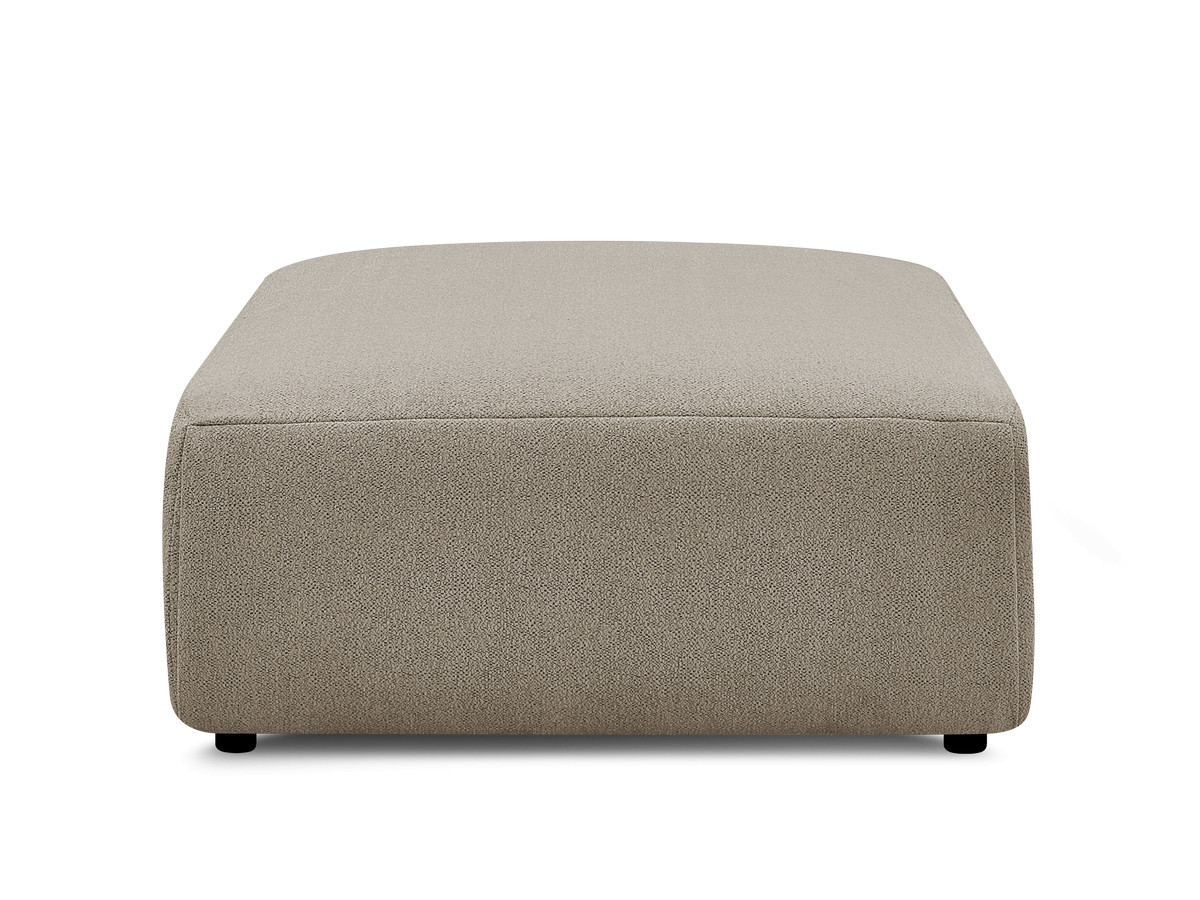 JANA grote poef in gemêleerde stof