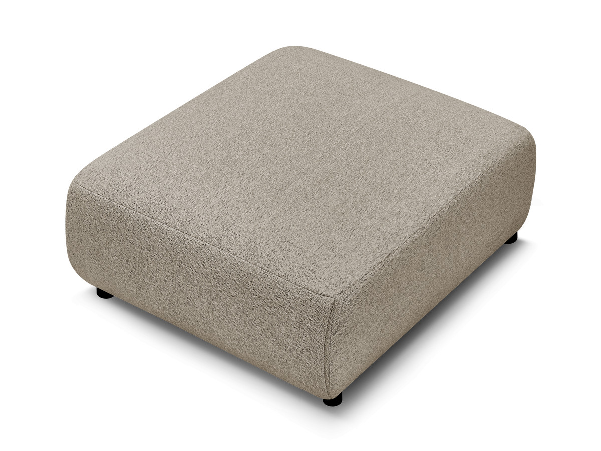 JANA grote poef in gemêleerde stof