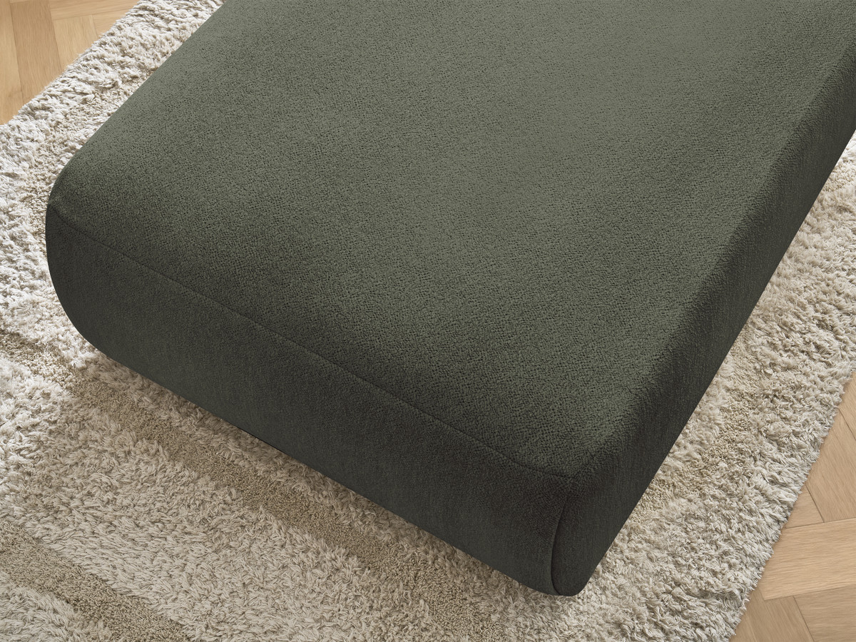 JANA grote poef in gemêleerde stof