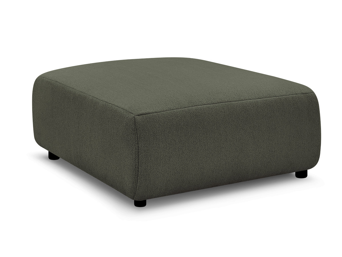 JANA grote poef in gemêleerde stof