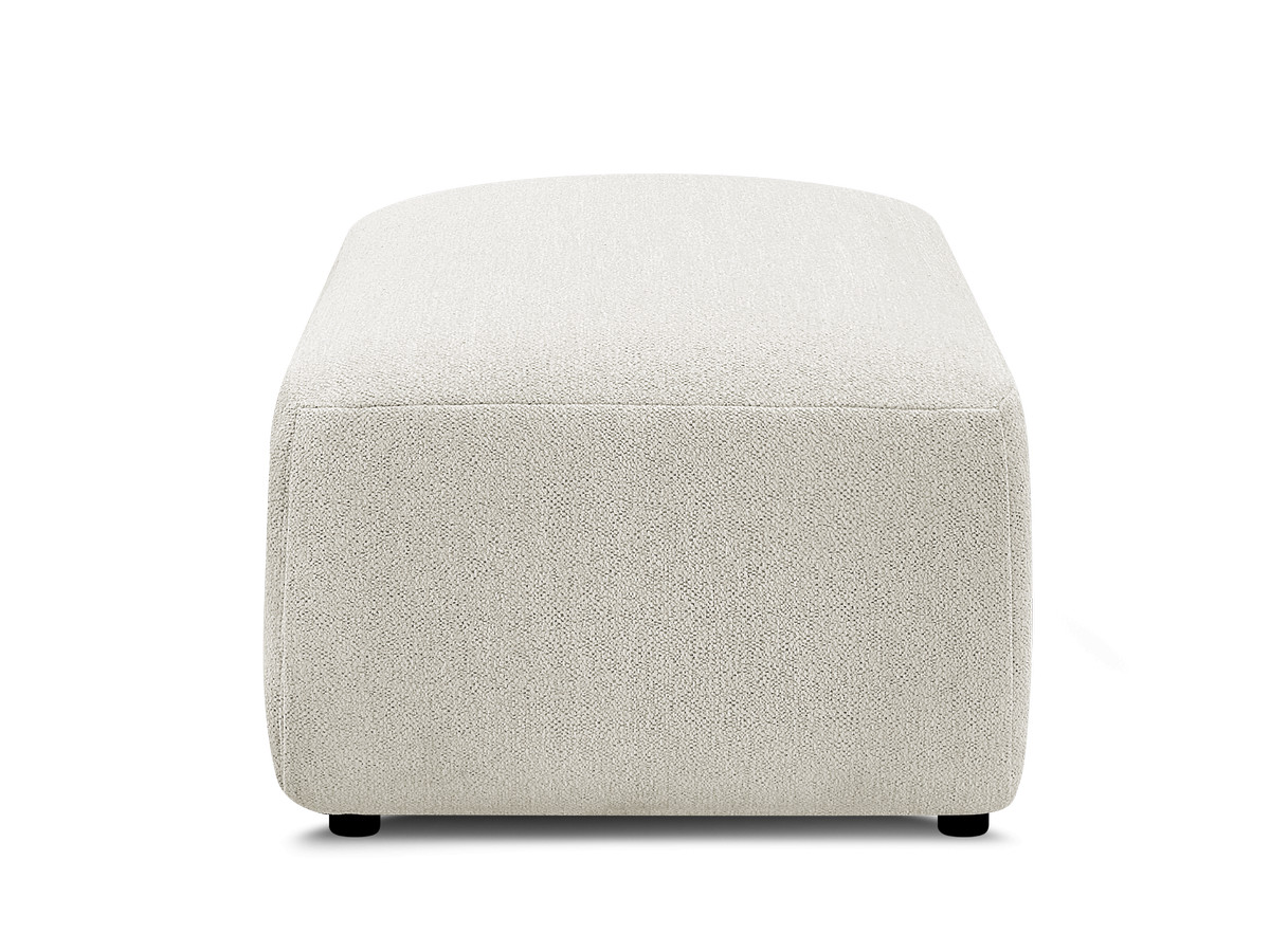 JANA kleine poef in gemêleerde stof