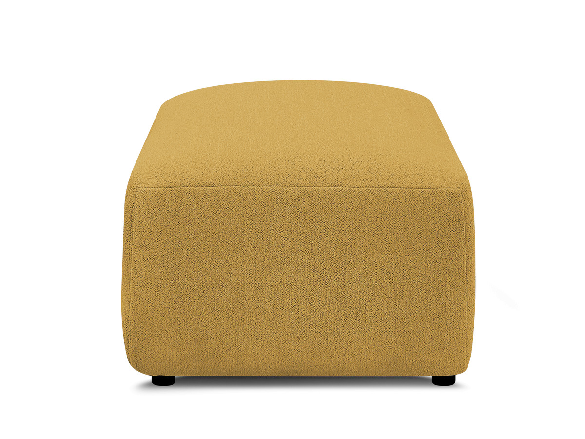 JANA kleine poef in gemêleerde stof