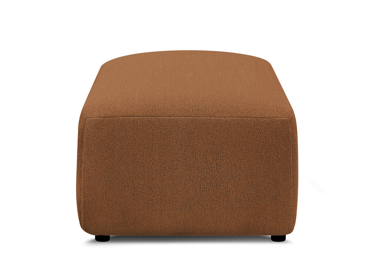 JANA kleine poef in gemêleerde stof