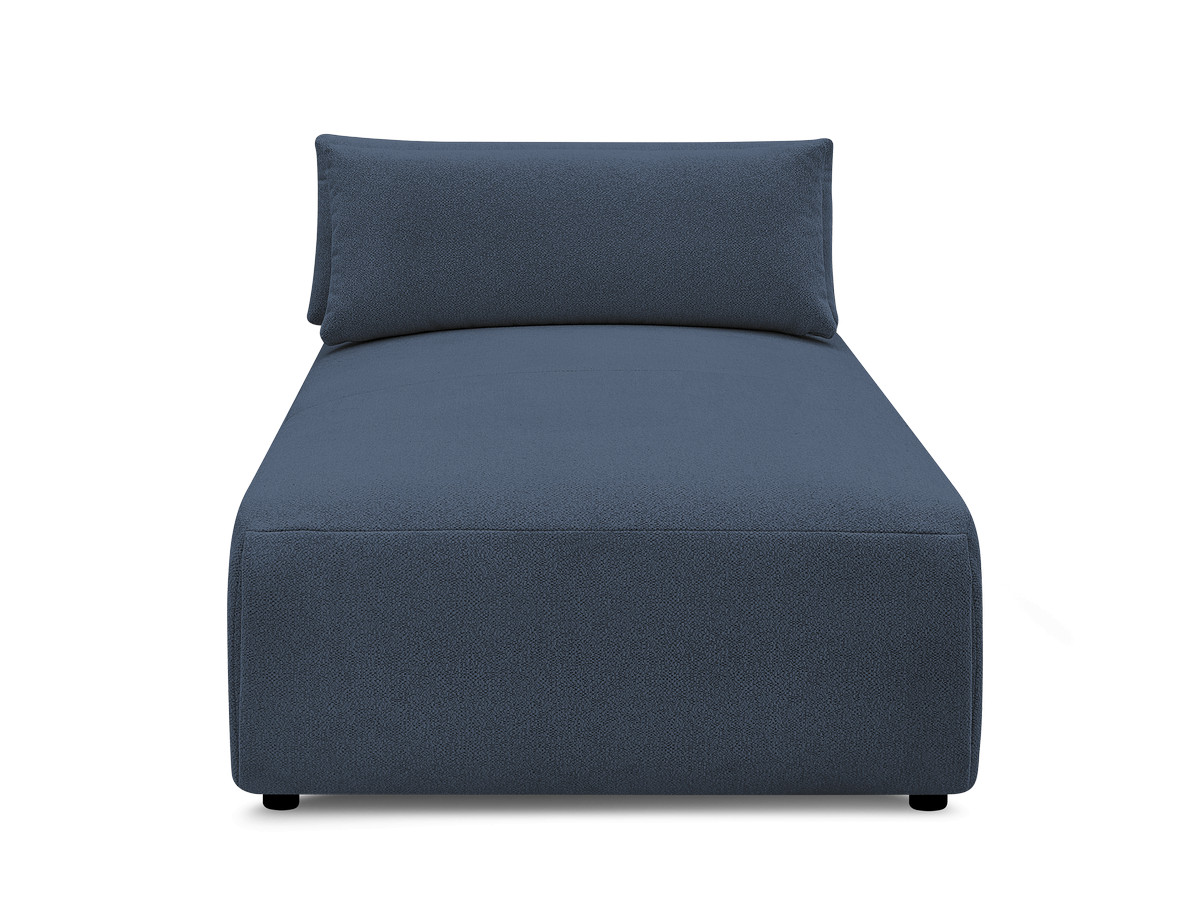 Chaise longue met hoofdsteun voor modulaire bank JANA, gemêleerde stof