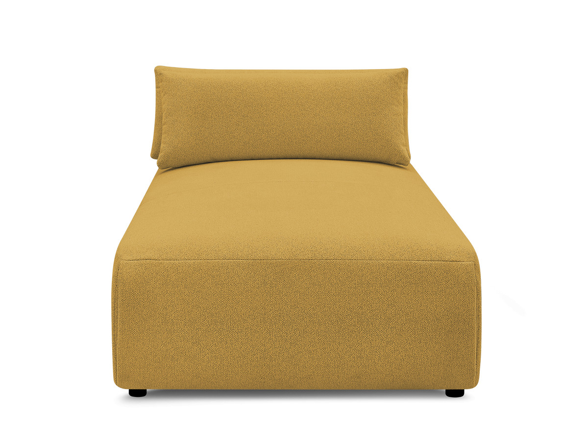 Chaise longue met hoofdsteun voor modulaire bank JANA, gemêleerde stof