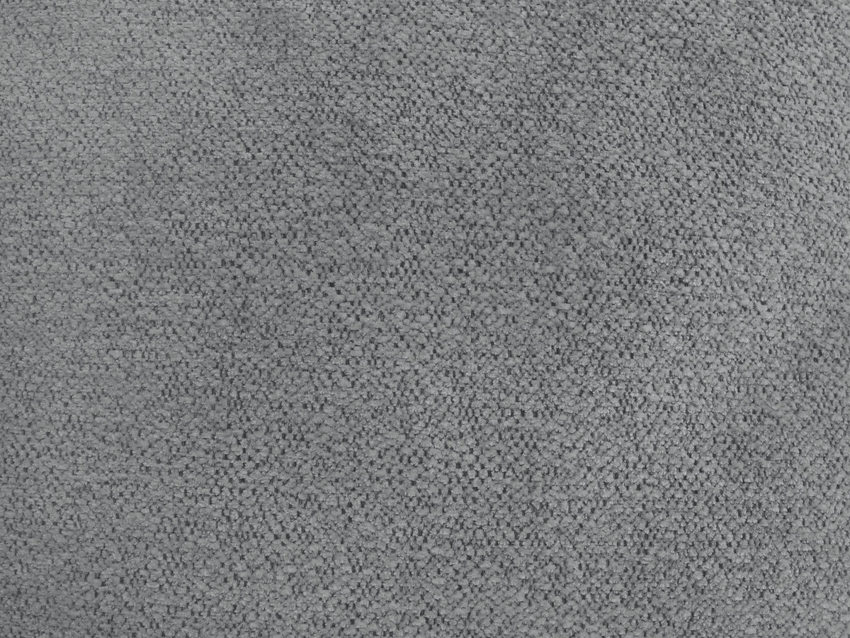 Modulaire vaste panoramabank met hoofdsteunen JANA gemêleerde stof met 2 chaise longues, 2 fauteuils en 1 kleine poef