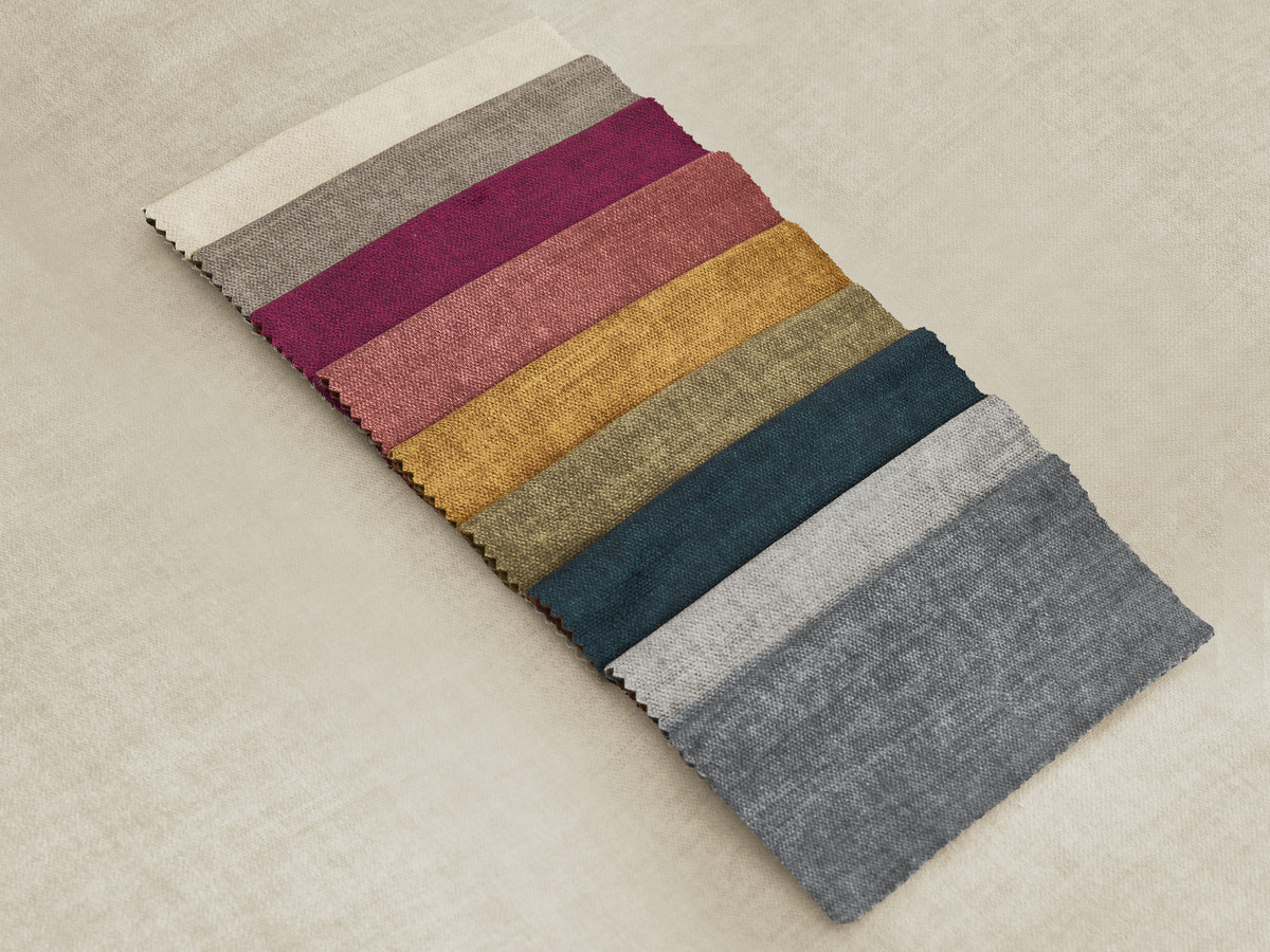 Angle avec têtière pour canapé modulable JANA velours beige — vue 4