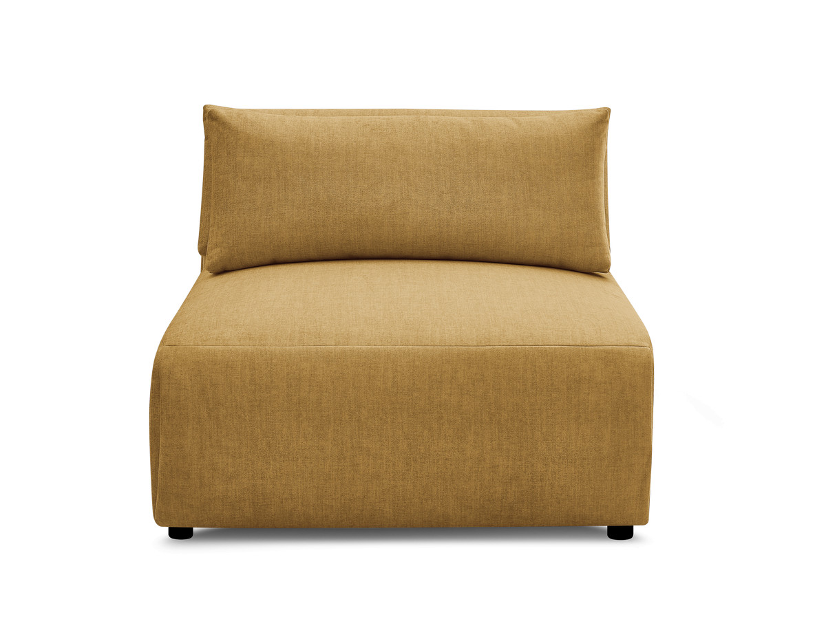 JANA 1-zits chaise longue met hoofdsteun voor modulaire bank, fluwelen stof