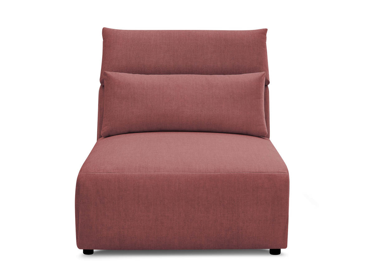 JANA 1-zits chaise longue met hoofdsteun voor modulaire bank, fluwelen stof