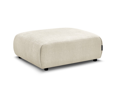 Pouf grand JANA tissu velours