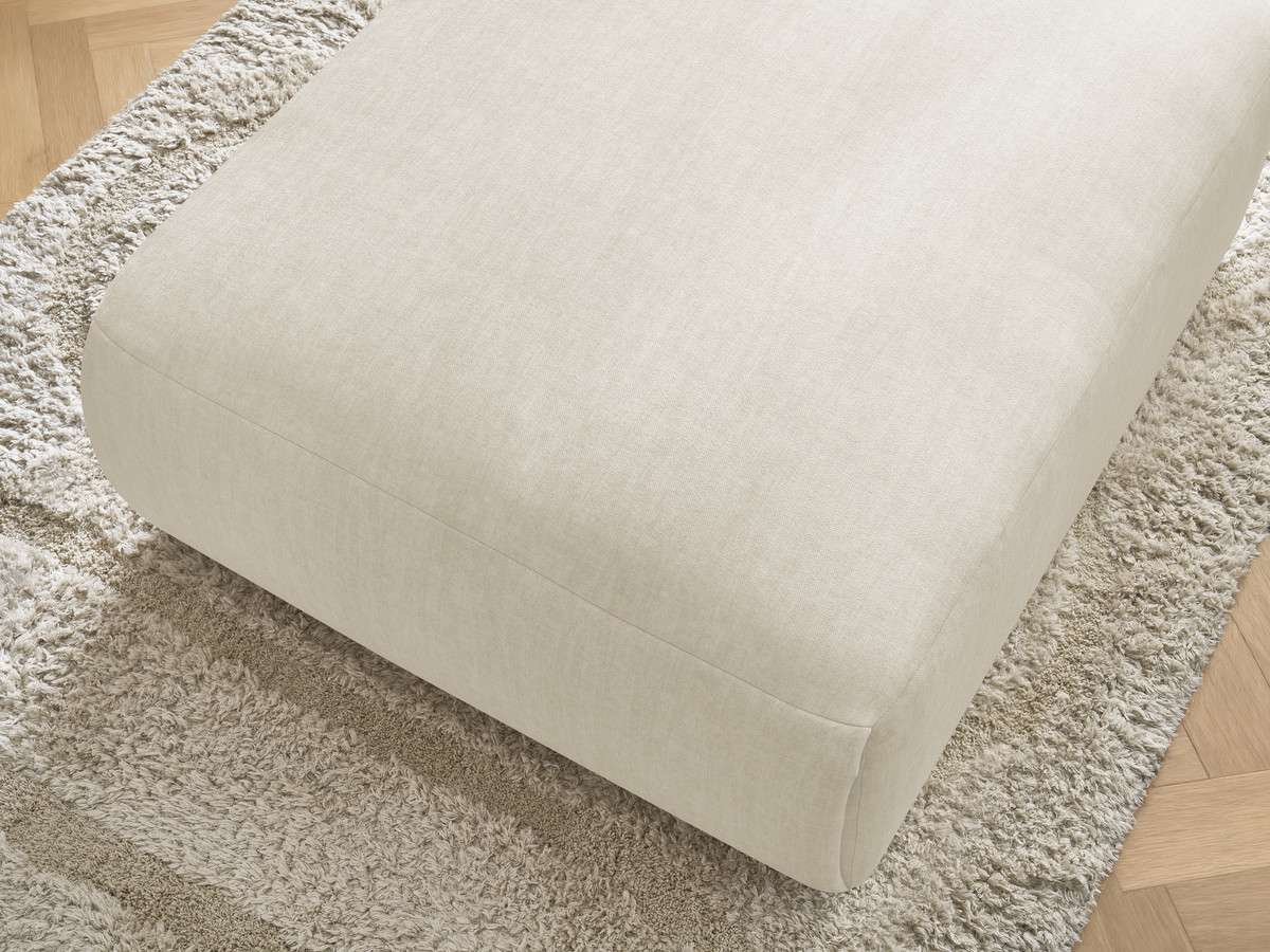 JANA grote poef in fluwelen stof