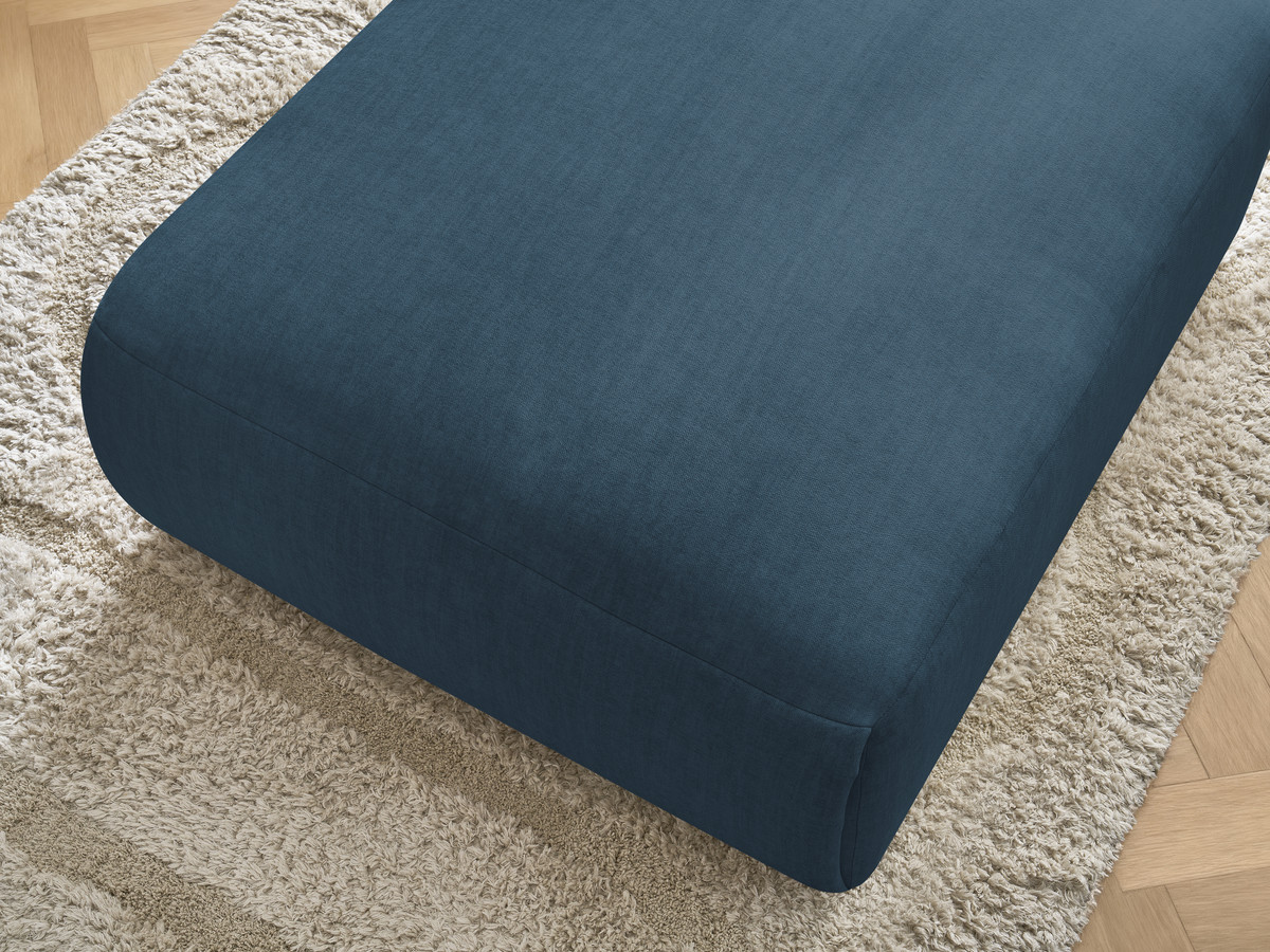 JANA grote poef in fluwelen stof