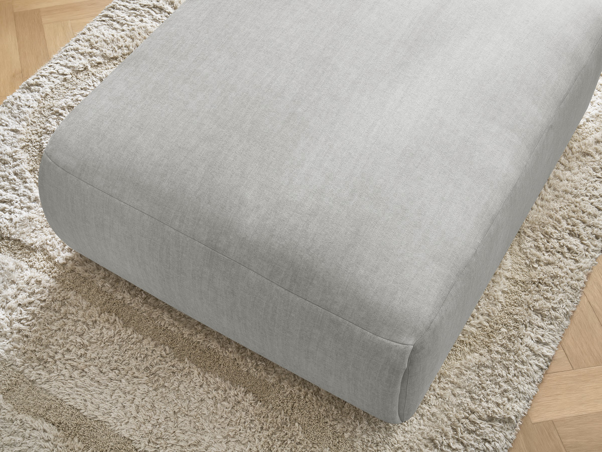 JANA grote poef in fluwelen stof